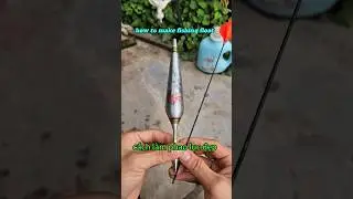 How to make a super beautiful green float at home #diyfishing #diyfishingfloat
