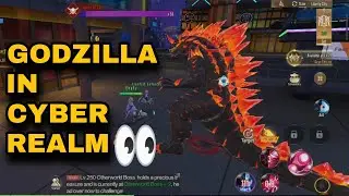 Cyber Realm x GODZILLA 👀