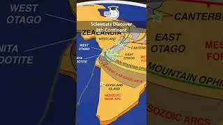 Scientists Discover 8th Continent Zealandia  #shorts #newcontinent #studyiqpcs #ytshorts #zealandia