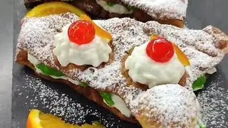 CHIACCHERE SICILIA, GUSTO  CASSATA #chiacchiere#chiaccheredicarnevale#dolcidicarnevale#frappe#cenci