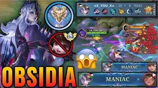 MOBILE LEGENDS BANG BANG (OBSIDIA BEST BUILD)❤️ AND GAMEPLAY#gaming #mobilelegends #mlbb #obsidia 