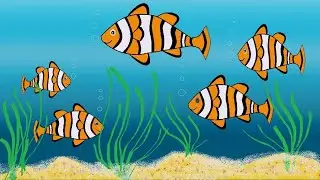how to draw in computer. aquarium fish drawing easy