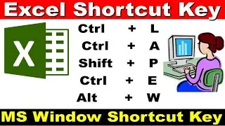 Excel Important Shortcut keys  | Cell Format in Excel| Cell Addressing in Excel |