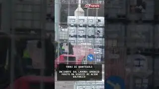 INCIDENTE SUL LAVORO: OPERAIO FERITO DA SCHIZZI DI ACIDO SOLFORICO | 22/12/2025