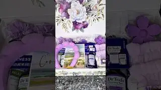 Creating a Grief Box for Someone Who&rsquo;s Hurting 🥹💜 Sympathy Gift Idea 🕊️✨#shorts #grief #giftbox