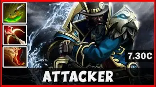 Attacker | Kunkka MID vs Templar Assassin | Dota 2 Pro Gameplay - Patche 7.30c
