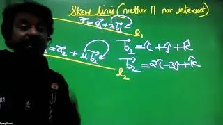 Shortest distance of skew lines #12maths 