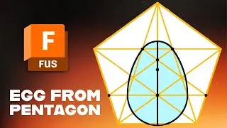 Autodesk Fusion Egg Tutorial: Sketch a Perfect Egg Using a Pentagon and Arcs