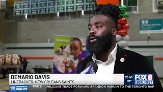 Demario Davis community initiative provides meals and snacks to students