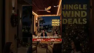 🎄 JINGLE WIND DEALS | DECEMBER FESTIVE OFFERS 🎄 #interiordesign #homedecor #luxuryceilingfans