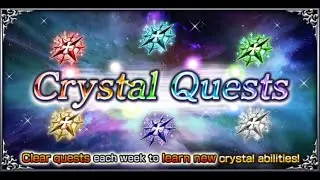 DFFOO - Crystal Quests #6: Black Crystal - Reks' LC Lvl 3 (Shinryu) - Astos/Quina/Zack