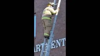 Extension Ladder training at the Rochester NH FD