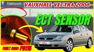 Replacing Vauxhall Vectra 2008 Engine Coolant Temperature Sensor | Fix P0115 Fault Code 💥🫵😁