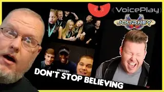 JOURNEY - Don't Stop Believing (Acapella Cover) VoicePlay & Camp Acapella | Mindblowing