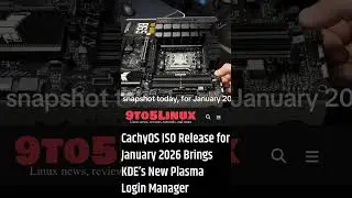 CachyOS ISO Release for January 2026 Brings KDE&rsquo;s New Plasma Login Manager #kdedesktop #linux