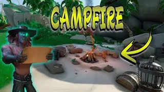 Campfire near Mermaid&rsquo;s Lagoon,  Mermaid&rsquo;s Hideaway