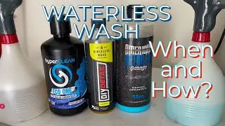 How and When to Waterless Wash/ Auto Detailing/ Car Washing/ Tesla/ HyperClean/ DIY Detail/ Wipeout