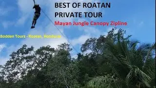 BODDEN TOURS, Full Zipline video. Best of Roatan Private Tour. BIG AL. Carnival Vista