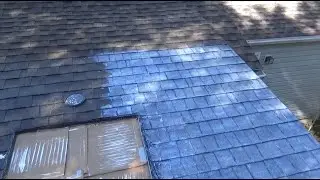 Fixing water leaks in sunroom ceiling, October 2025