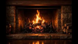 6 Hours Cozy Fireplace Crackling 🔥 | No Music | Deep Relaxation & Sleep Ambience