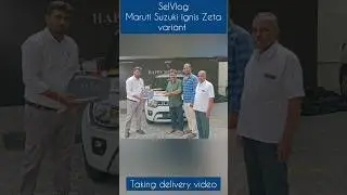 Maruti Suzuki ignis Zeta variant taking delivery by SelVlog