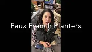 How to Craft Faux French Planters