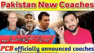 Pakistan appoint Gary Kirsten and Jason Gillespie in head coach roles
