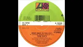 Ten City - Right Back To You