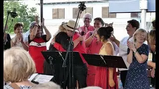 Harald & Chor singen Ludger ein Geburtstagsst&auml;ndchen - Kulturhalle Stockheim