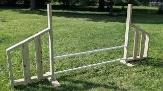 DIY Dog Agility Equipment - Bar Jump (work in progress)