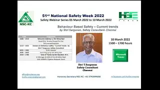 HSE Forum Kerala - Webinar Series-6 (March 10, 2022)