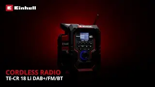 Cordless Radio - TE-CR 18 Li DAB Plus