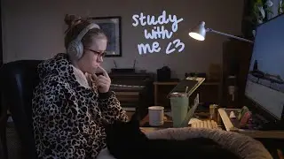6AM study with me for PA school finals (50/10 pomodoro, no music)