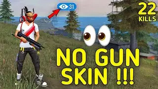 SOLO VS SQUAD || NO GUN SKIN CHALLENGE 🍷🗿 !!! DO GUN SKINS MATTER ???🤔 || 99% HEADSHOT INTEL I5