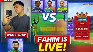 Cricket league by Miniclip live stream Fahim Hashmi #cricketleague