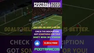 Goal? hell no! Assist is better - Football Manager 2023 #shorts