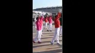 Chinese zombie dancing in Songjiang, Shanghai