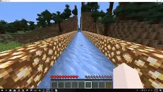 Creando un carril de hielo en Minecraft usando código Python