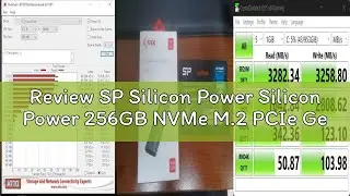 Review SP Silicon Power Silicon Power 256GB NVMe M.2 PCIe Gen3x4 2280 SSD (SP256GBP34A60M28)