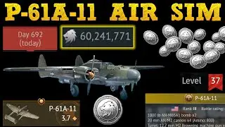 War Thunder Live Stream P-61A-11 Premium Day 3 Air Sim Battles I Love It