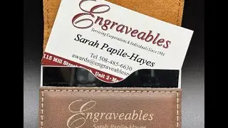 Custom Engraved Business Card Holder