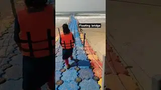 Floating bridge😮#sunithamalluru #shorts #trending