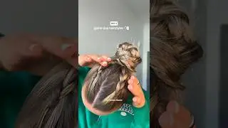 Урок по созданию гладкого пучка сзади в футбольном стиле #урок по прическам #футбольнаядевушка #г...