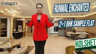 Runwal enchanted kolshet (2024) | Jodi Sample Flat Tour | Runwal Lands End Thane