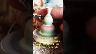 Amazing mini Pottery Art#Youtube #ytshorts#fingertippottery #amazingcreativity#diy#satisfying