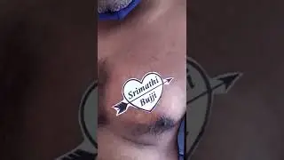 Sumathi Bujji Heart Tattoo -- Myna Tattoo Studio - Best Tattoo Studio Bangalore
