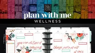 Health Plan with Me :: Modern Florals Theme :: Classic Happy Planner Wellness Layout