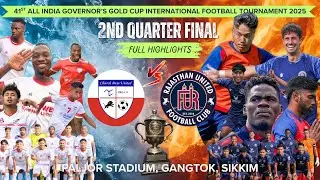 🔥😱 Church Boys Nepal 🆚 @alanthapa10 Team Rajasthan United | Governor&rsquo;s Gold Cup | Sikkim