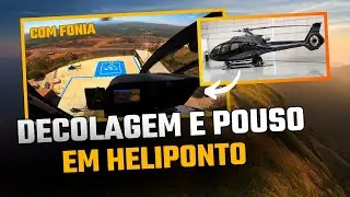 Decolando e pousando em Heliponto! Airbus H130! 