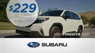 Subaru Forester AWD 2025 года | Спецпредложение по лизингу | Сентябрь 2024 г. | Schlossmann Subaru City